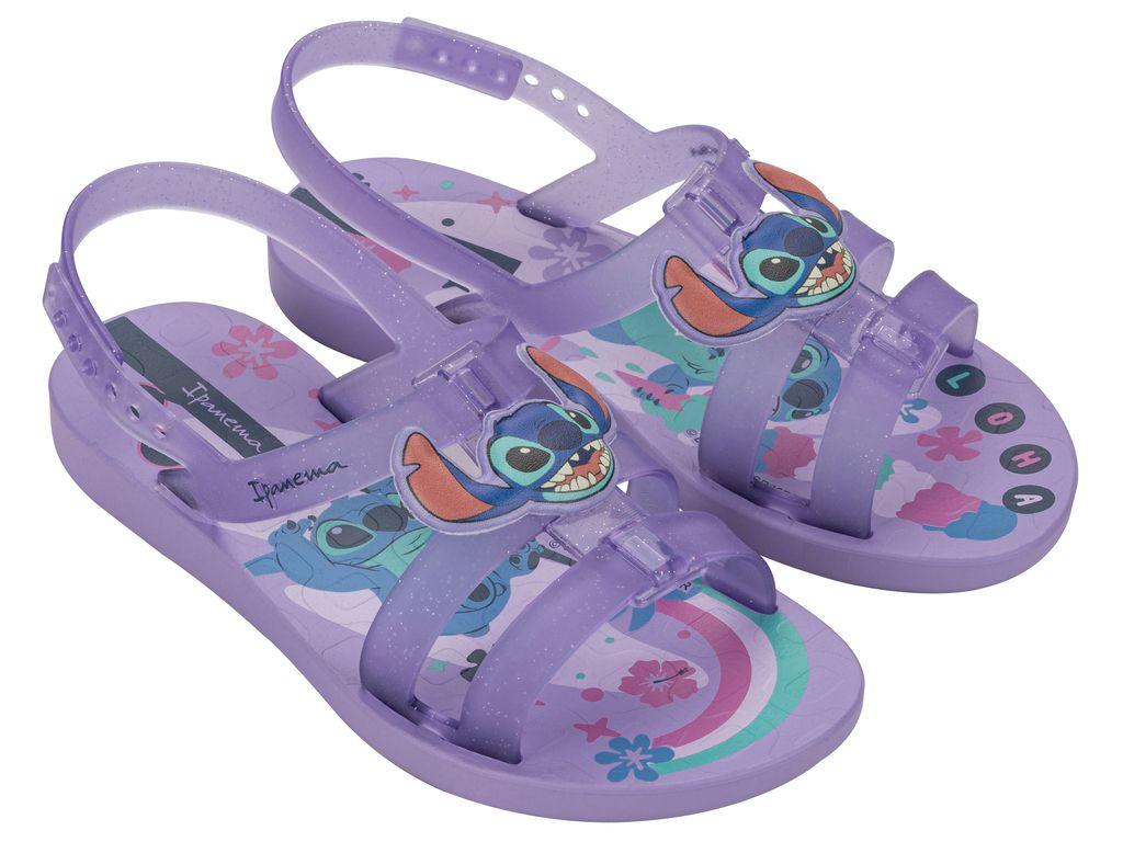 Sandalia Infantil Lila Stich 102 Ipanema-1