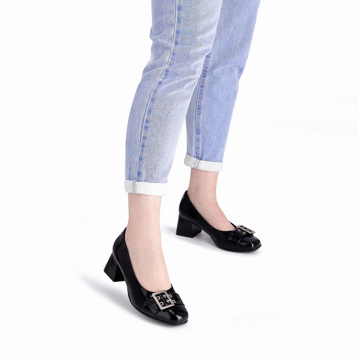 Zapato Mujer Negro/Plata Estela Piccadilly-1