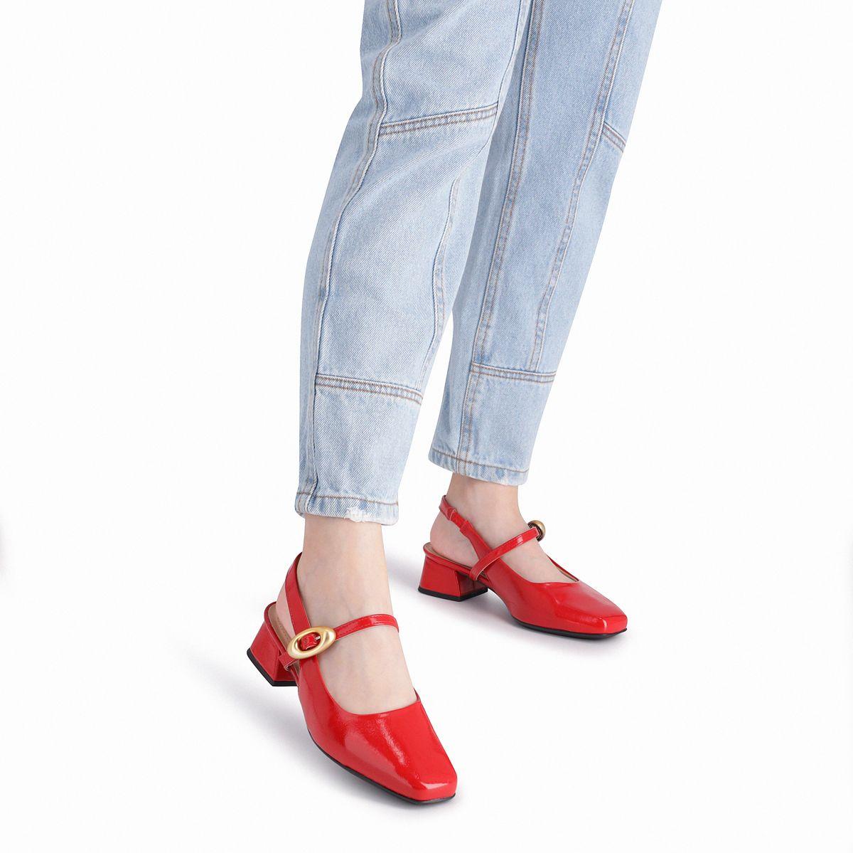Zapato Mujer Rojo/Charol Tati 82 Piccadilly-2