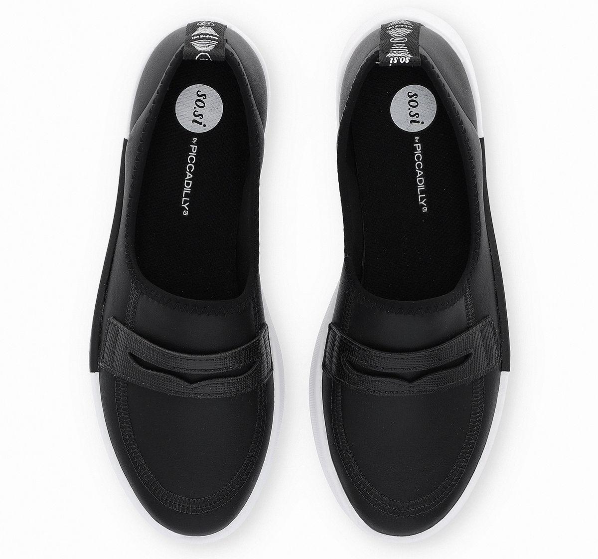 Zapatilla Mujer Negro Roberta Piccadilly-1