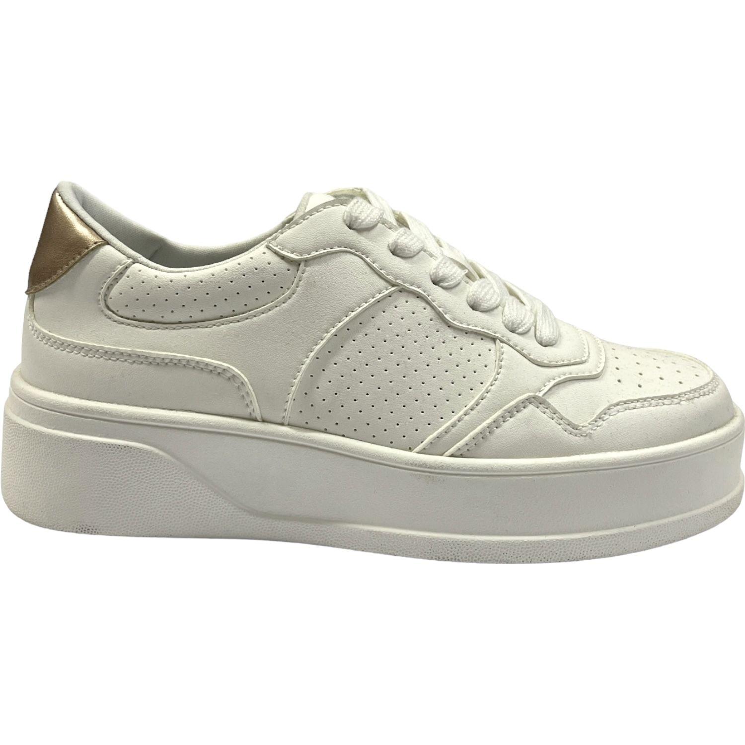 Zapatilla Mujer Blanco Chic Detogni-0