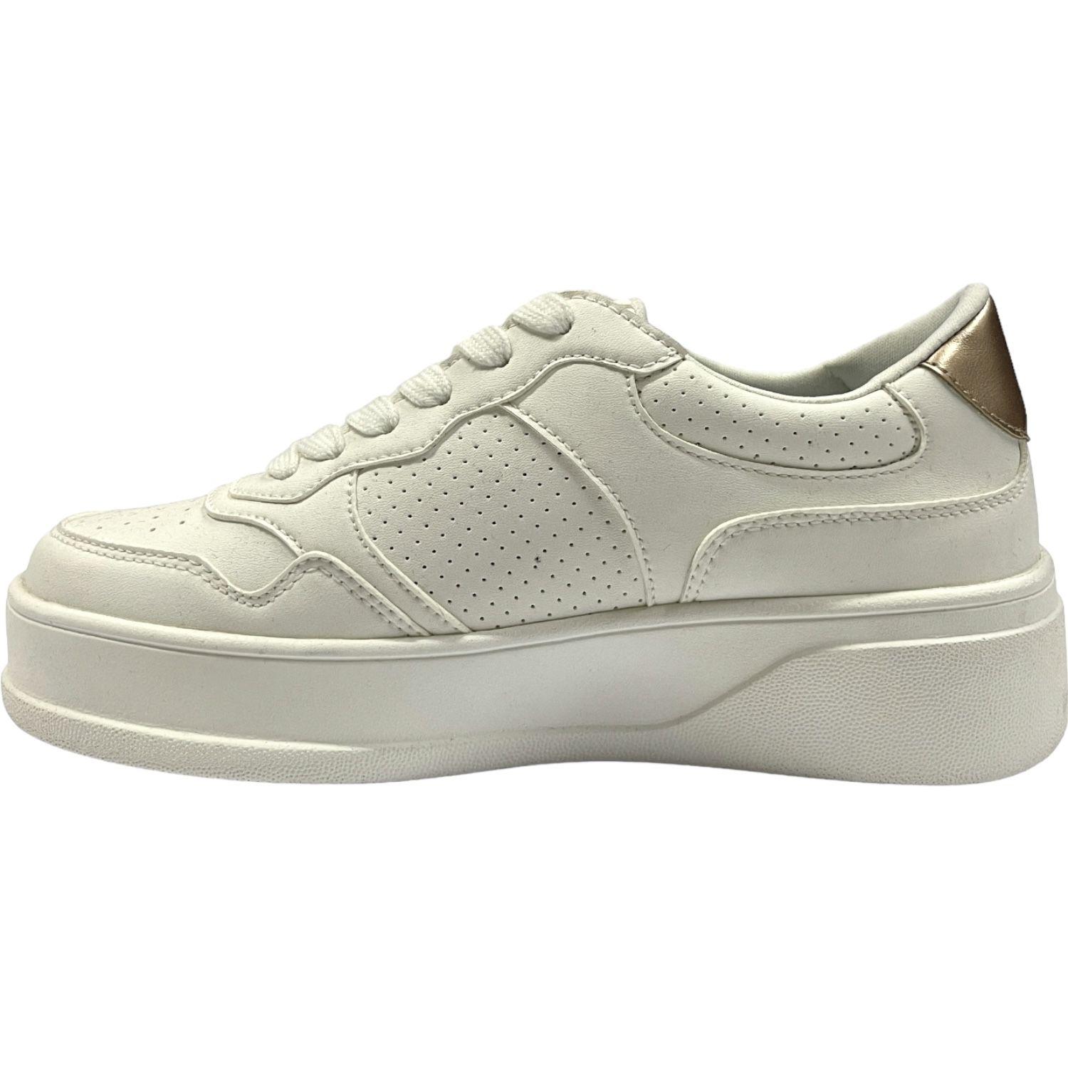 Zapatilla Mujer Blanco Chic Detogni-3