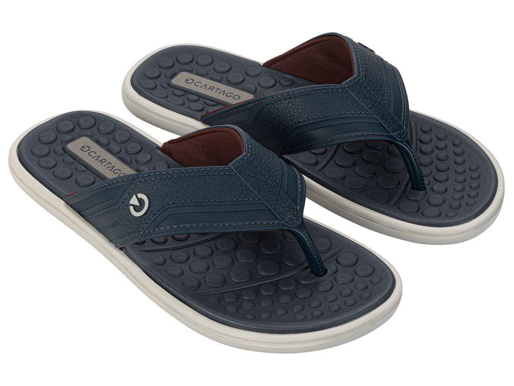 Sandalia Hombre Gris/Azul Veneto III Cartago-1