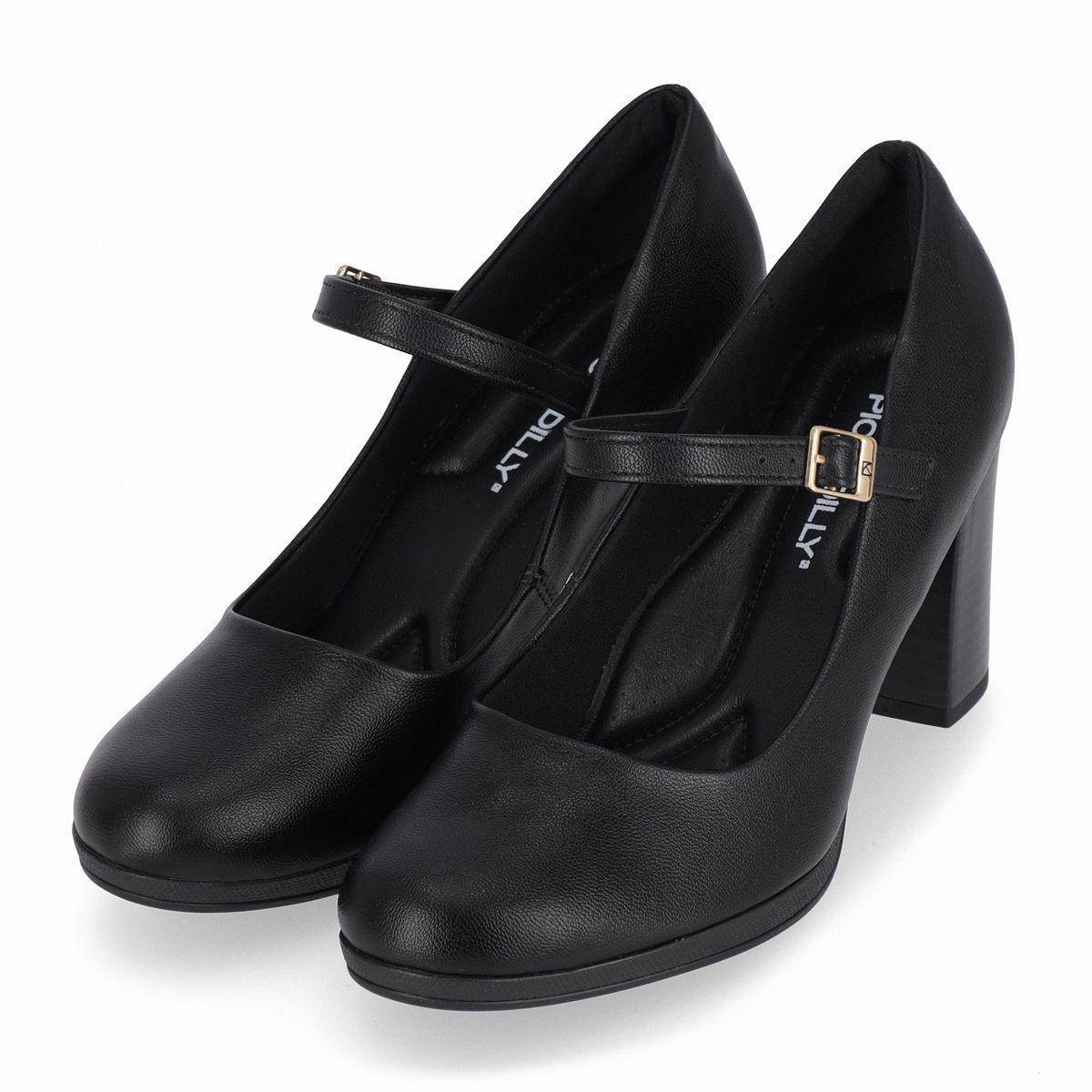Zapato Mary Jane Mujer Negro Deise 012 Piccadilly-2
