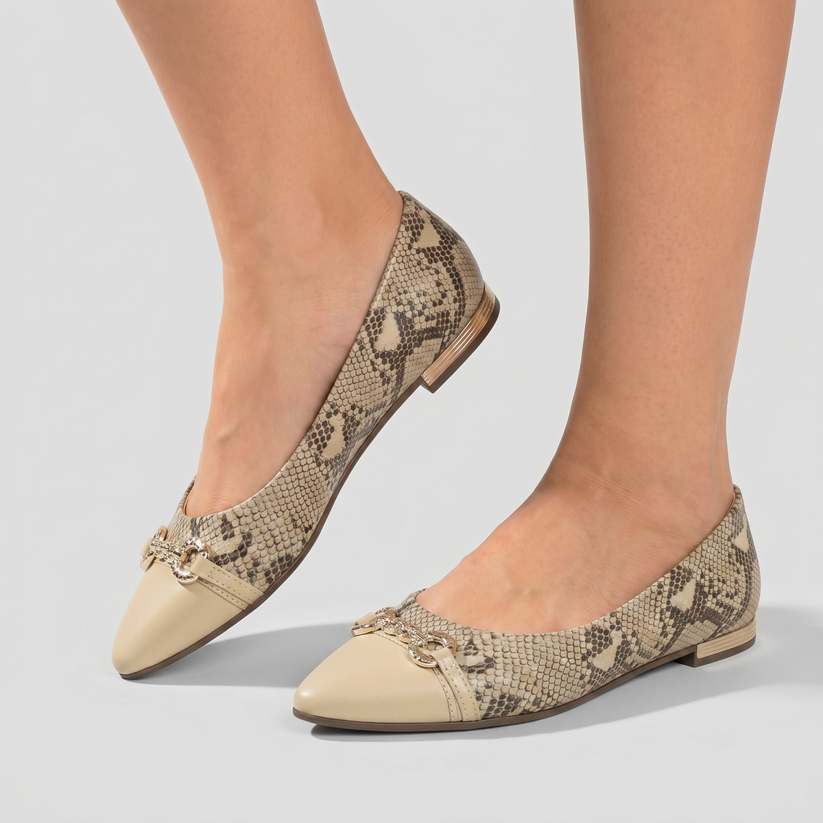 Zapato Mujer Reptil/Beige Ana 02 Piccadilly-3