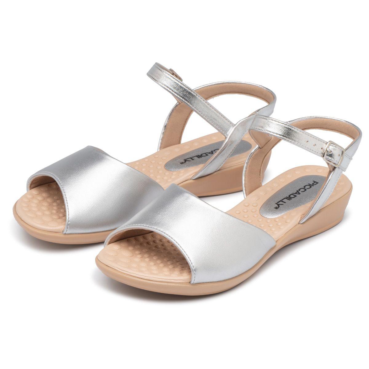 Sandalia Mujer Plata Camila Piccadilly-1
