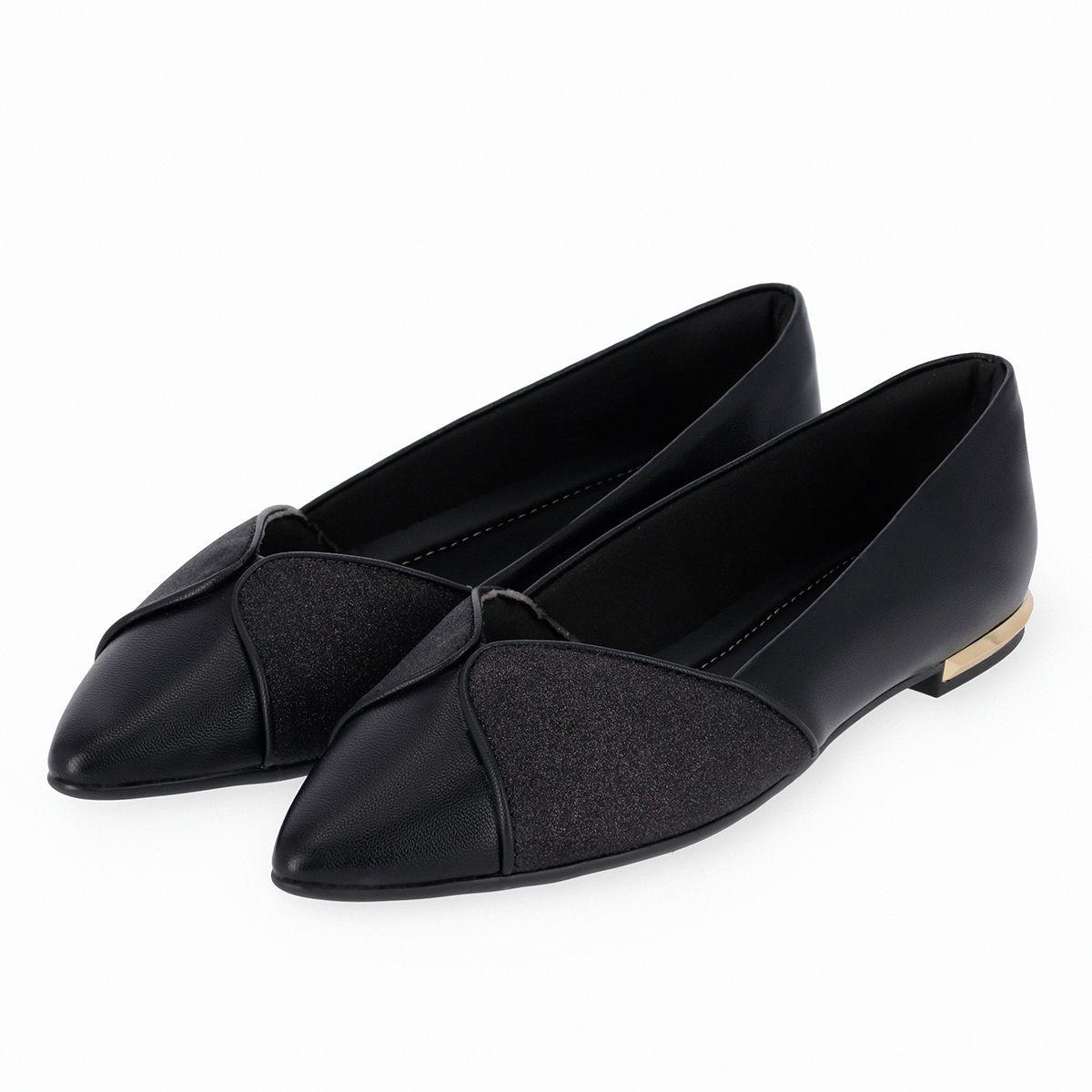Zapato Mujer Glitter Ana Negro Piccadilly-0