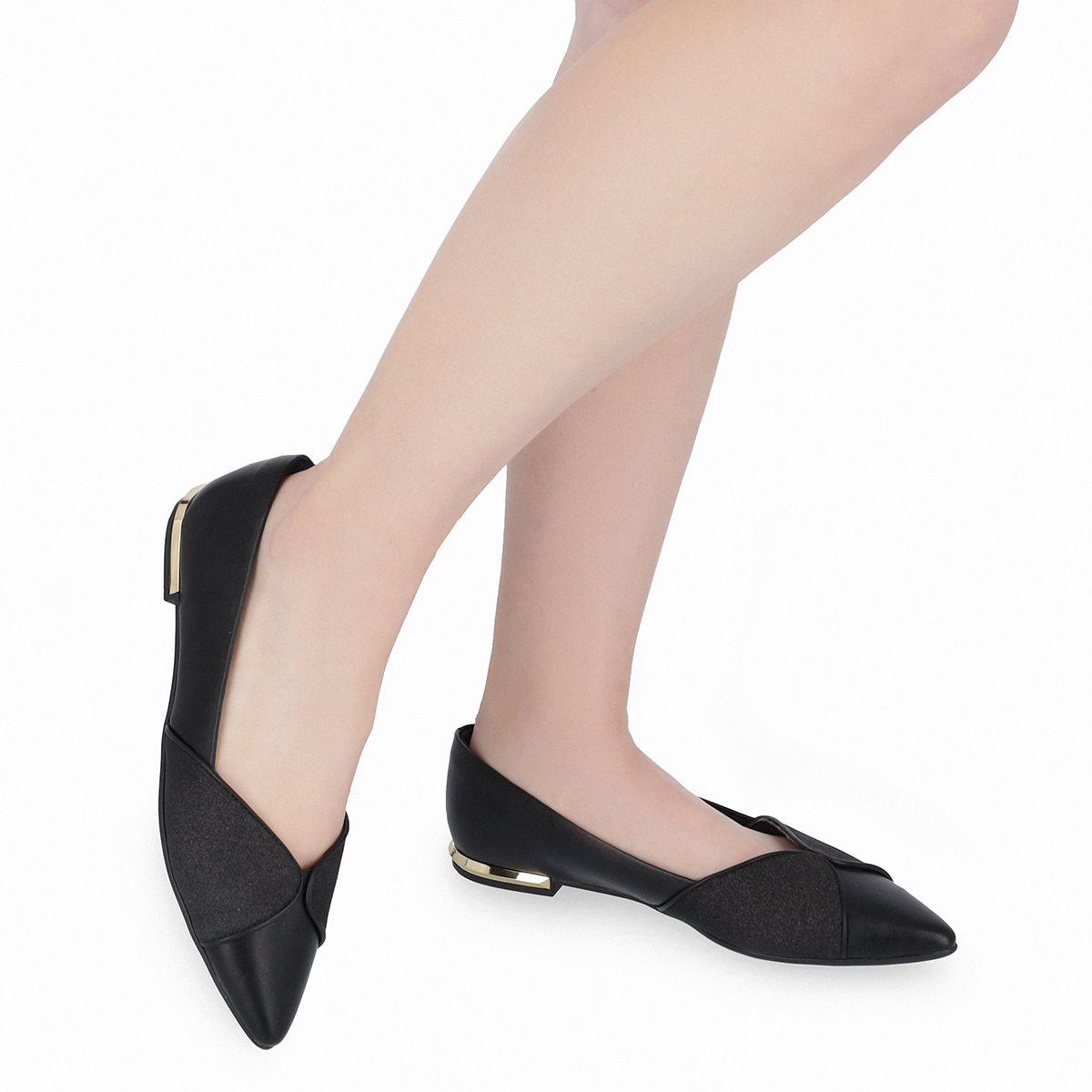 Zapato Mujer Glitter Ana Negro Piccadilly-2