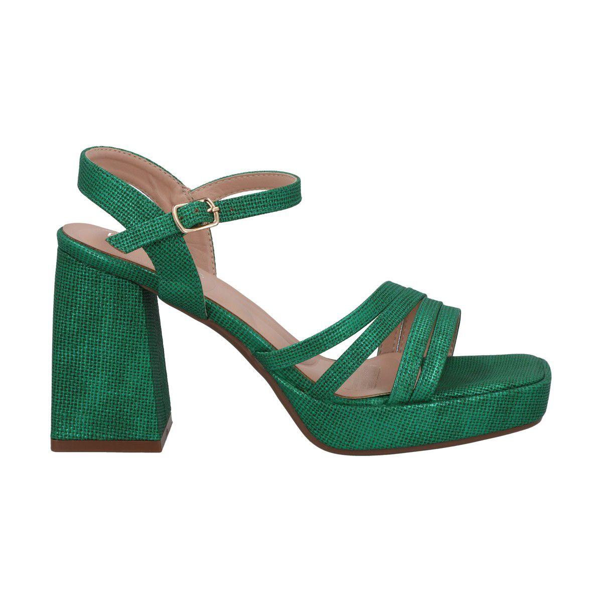 Sandalia Mujer Verde Gala Police-0