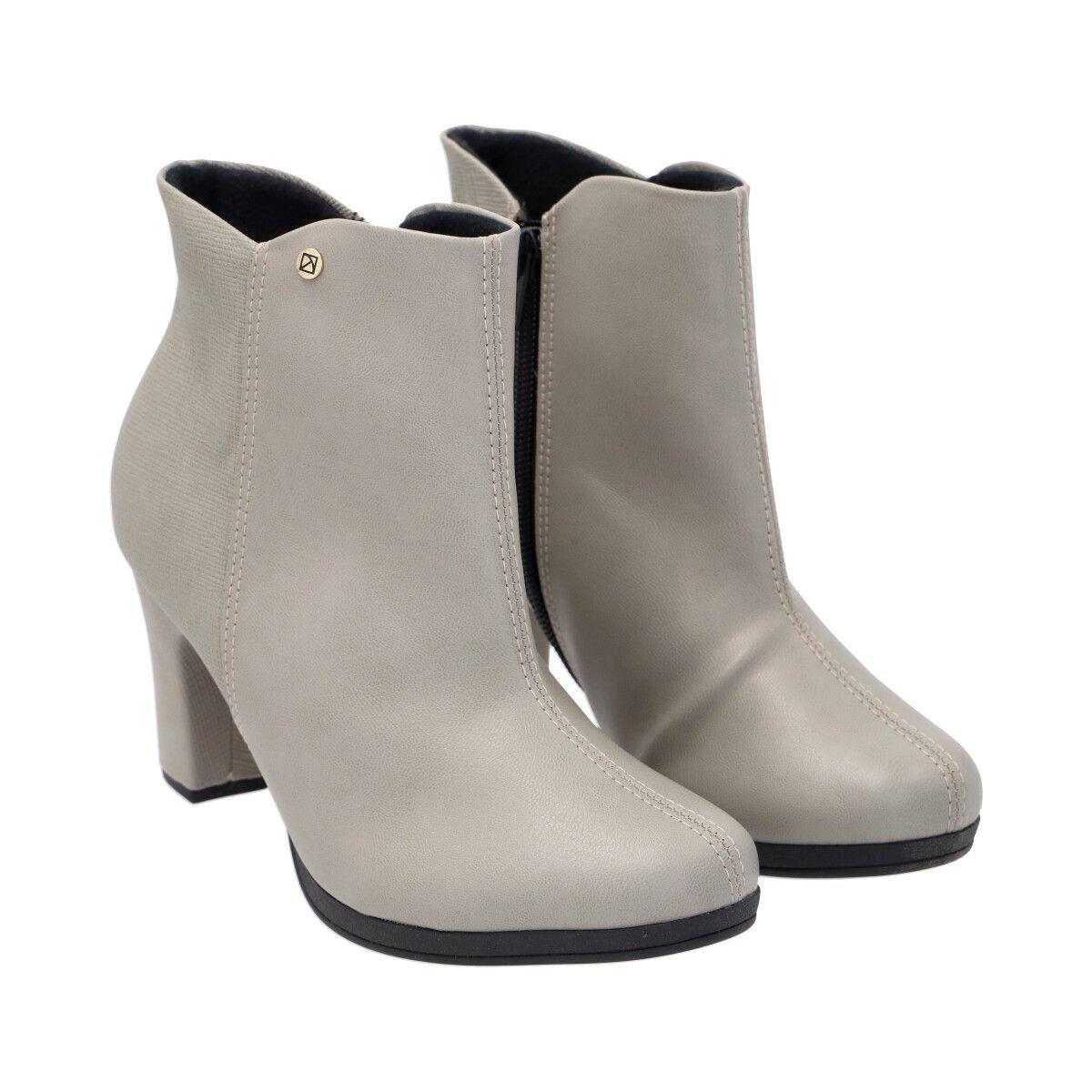 Botin Denubia 3217 Plateado Piccadilly-0