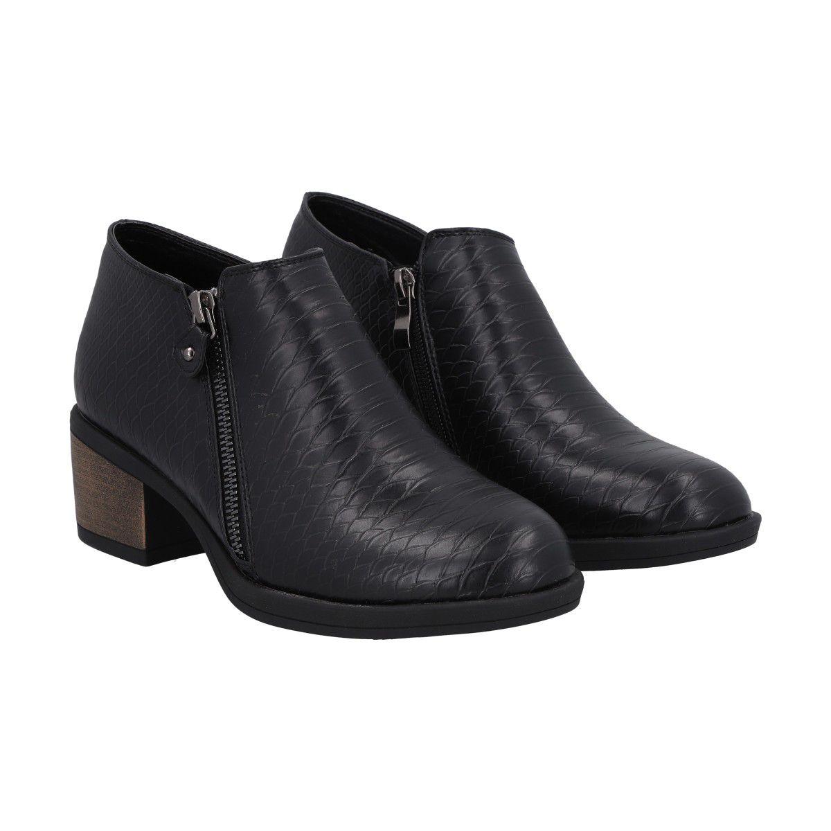Botin Mujer Negro Roxy Police-3
