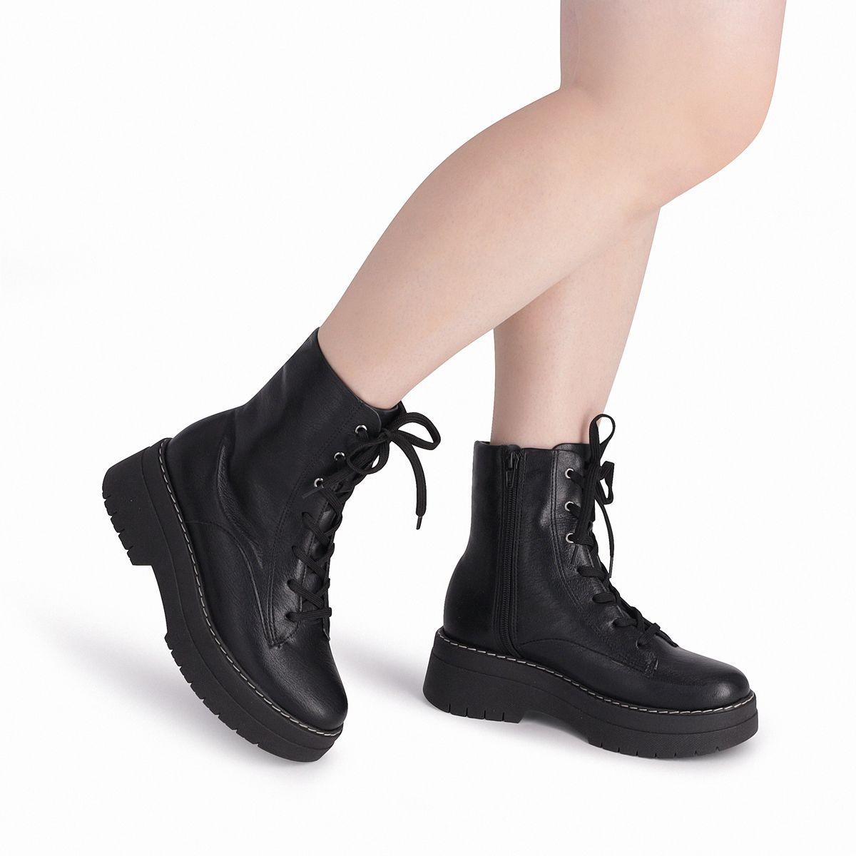 Botin Mujer Negro Fabiana 95 Piccadilly-2