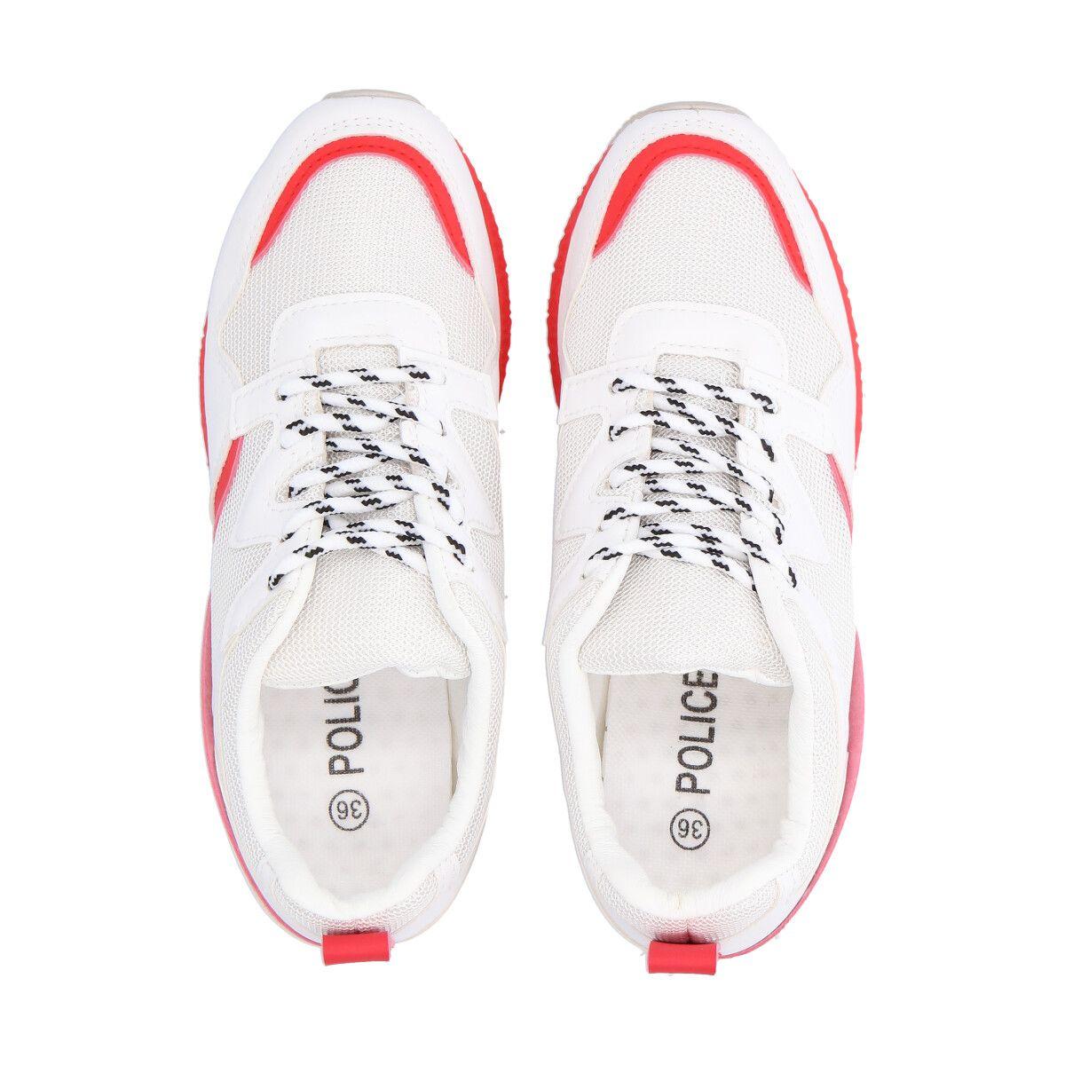Zapatillas Mujer Blanco/Fluor Amalia Police-1