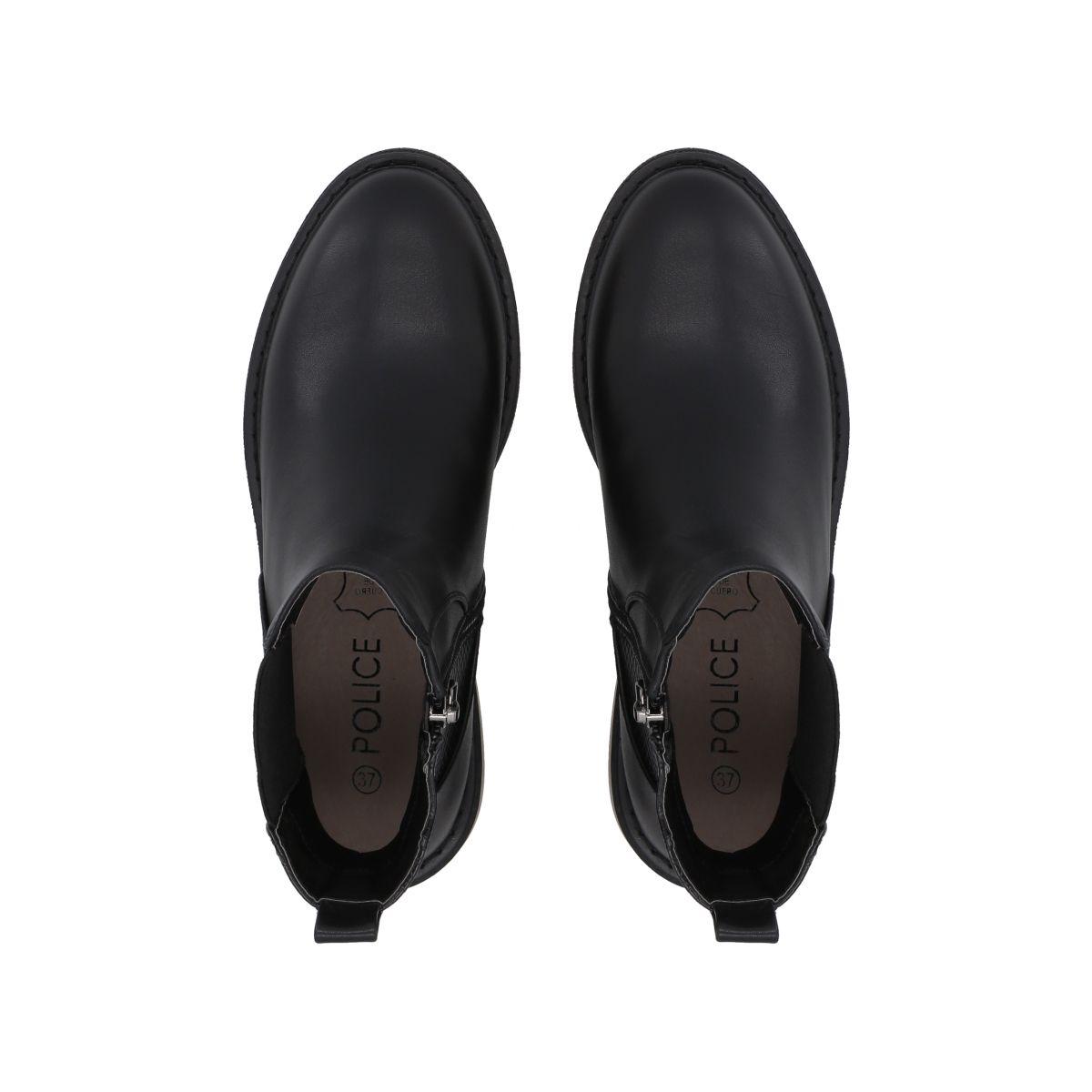 Botin Mujer Negro City Police-1