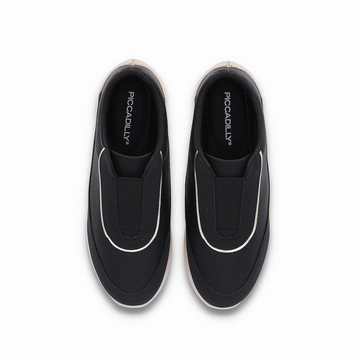 Zapatilla Jessica Dorado/Negro Piccadilly-2