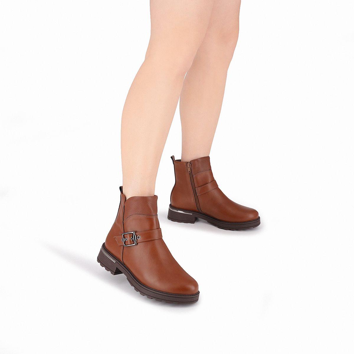 Botin Mujer Chocolate Gisa 91 Piccadilly-3