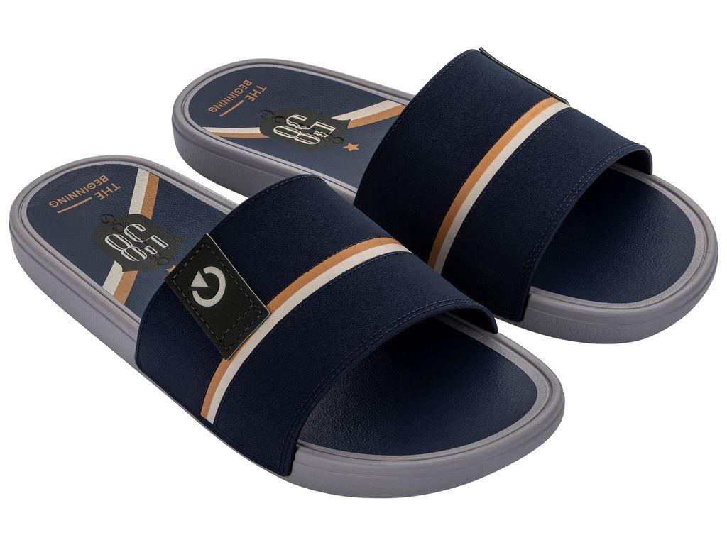 Sandalia Hombre Gris Detroit Slide 443 Cartago-0