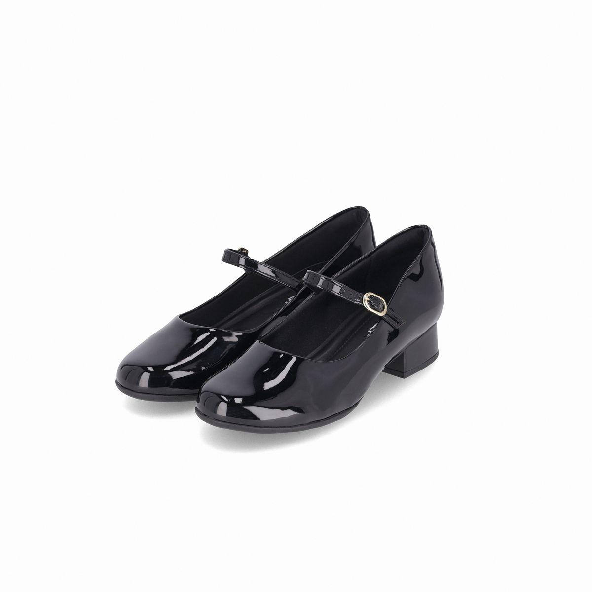 Zapato Mary Jane Mujer Negro/Charol 145 Piccadilly-1