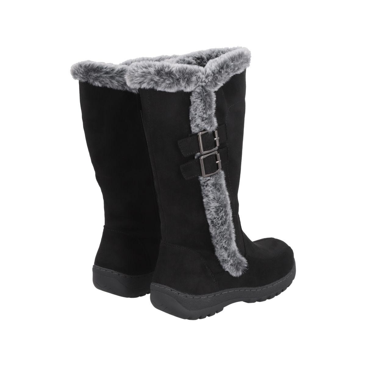 Bota Chiporro Mujer Negro Winter Police-3