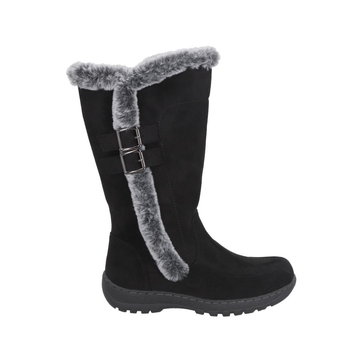 Bota Mujer Negro Winter Police-0
