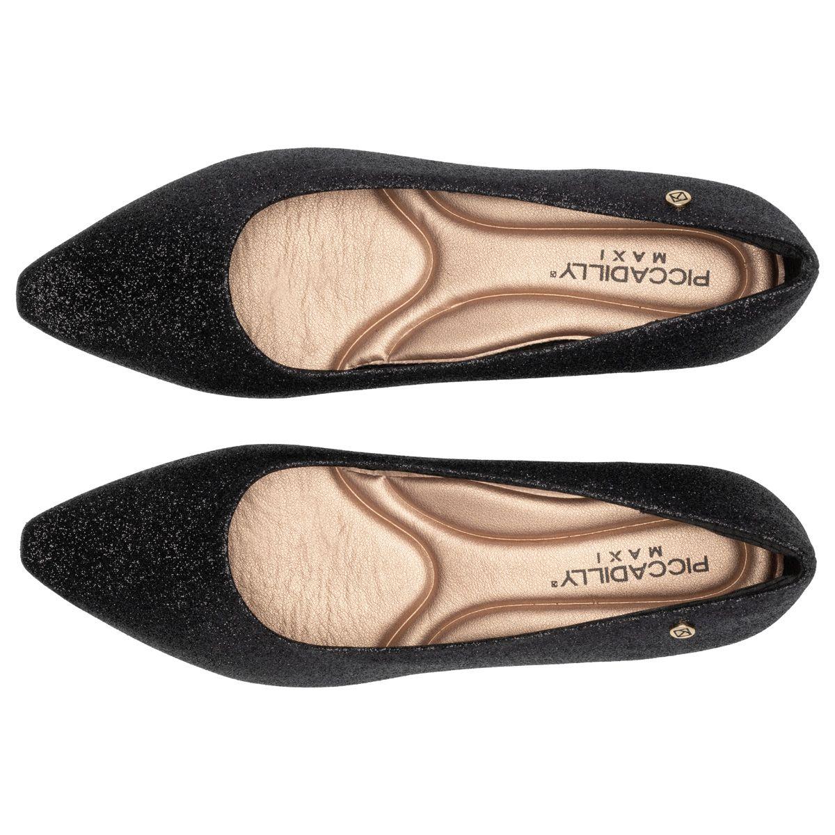 Zapato Mujer Glitter Silvia Negro 54 Piccadilly-2