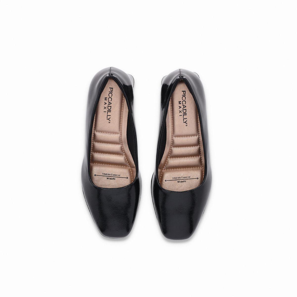 Zapato Mujer Negro/Charol Estela Piccadilly-2