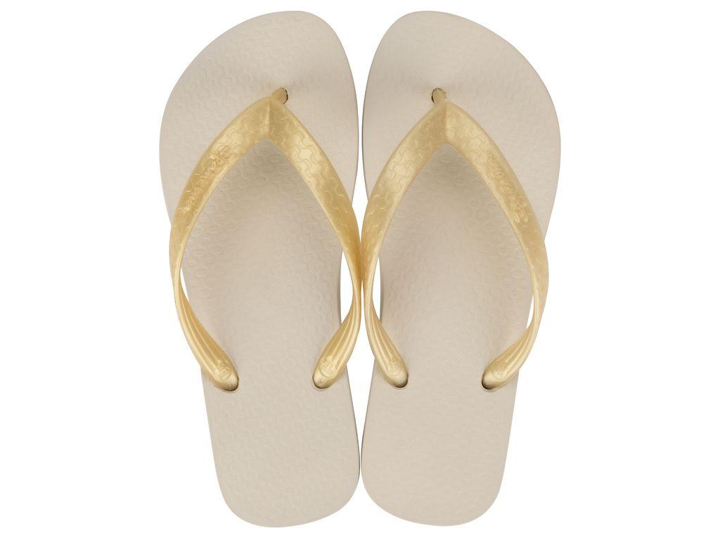 Sandalia Mujer Beige/Dorado Classica Ipanema-0