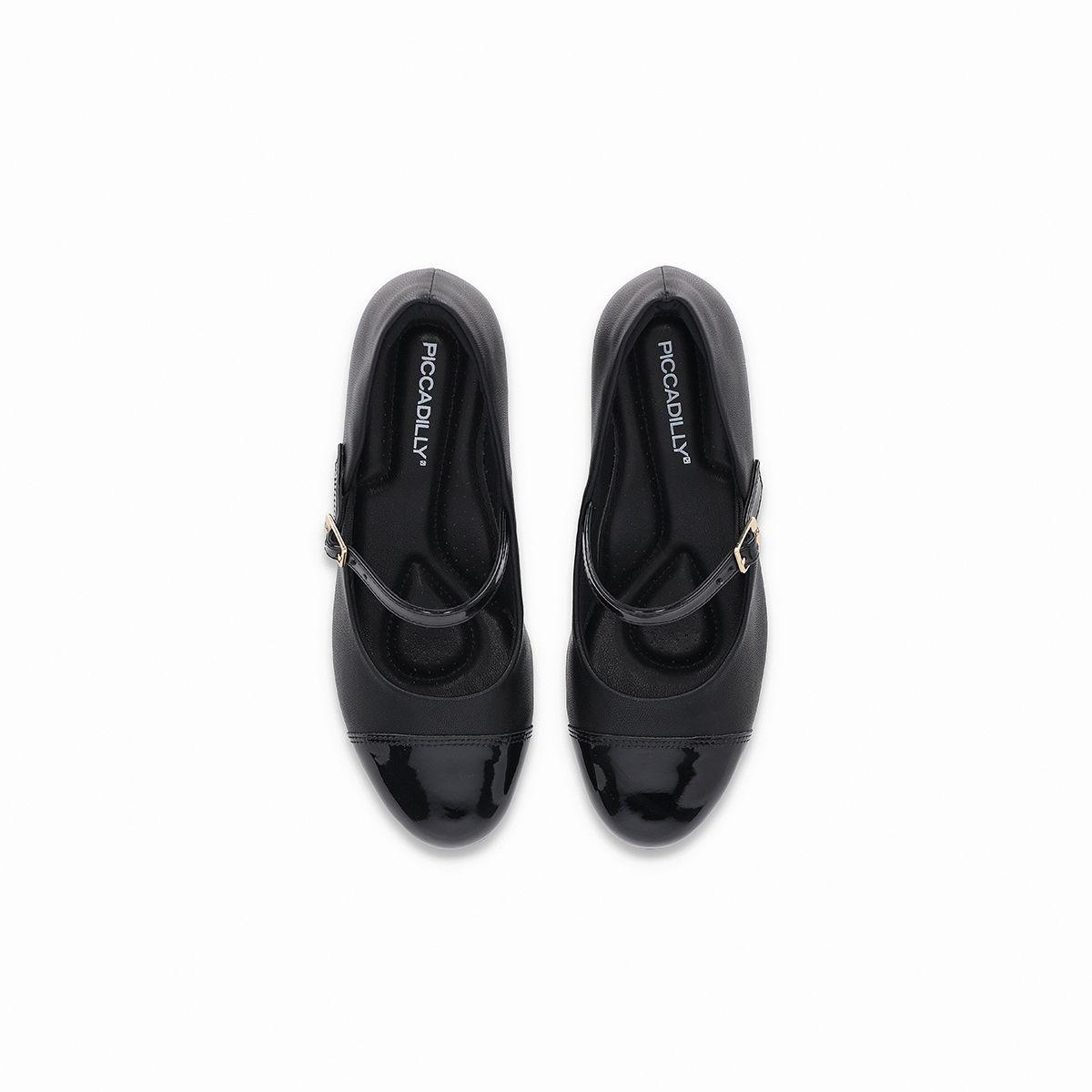 Zapato Mary Jane Mujer Negro Laura 16 Piccadilly-2