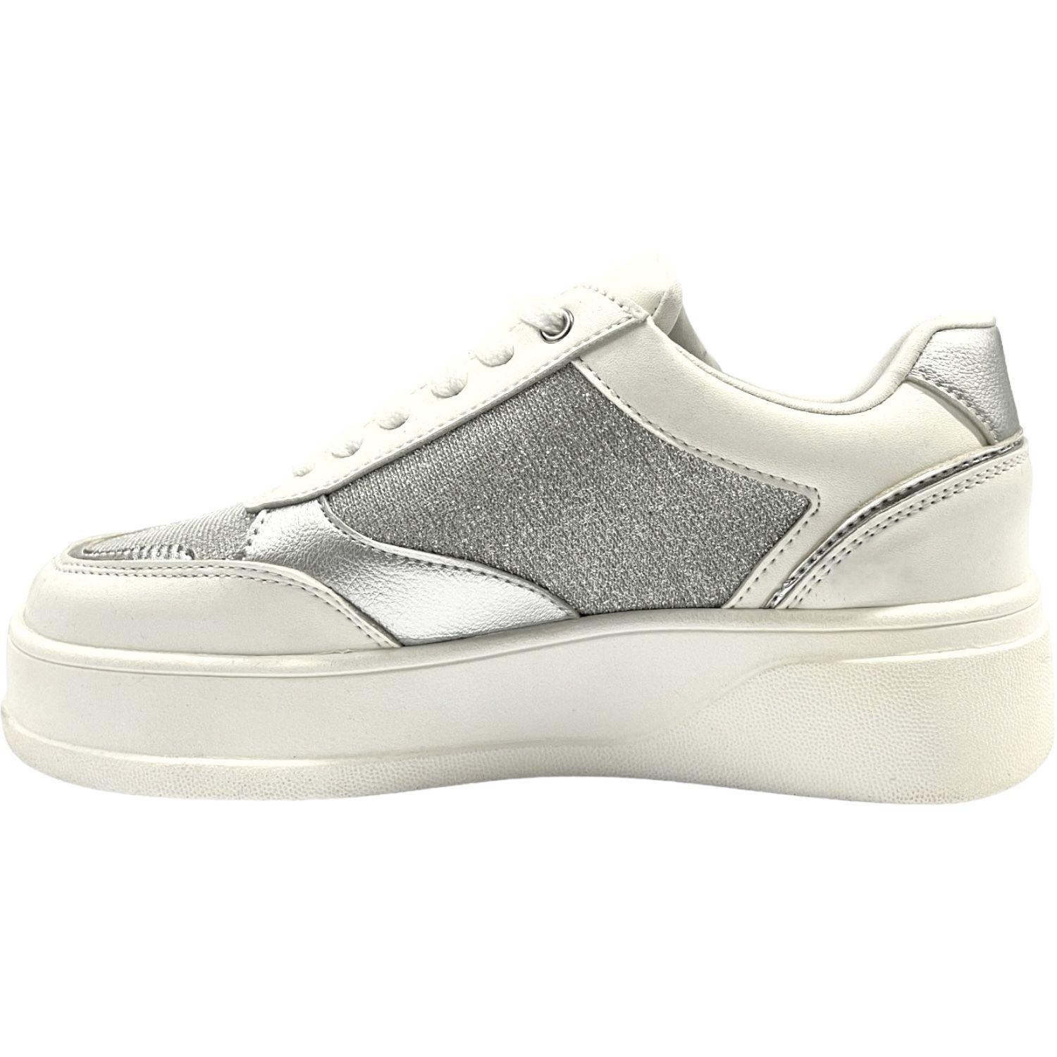 Zapatilla Mujer Plateado Metallic Detogni-2