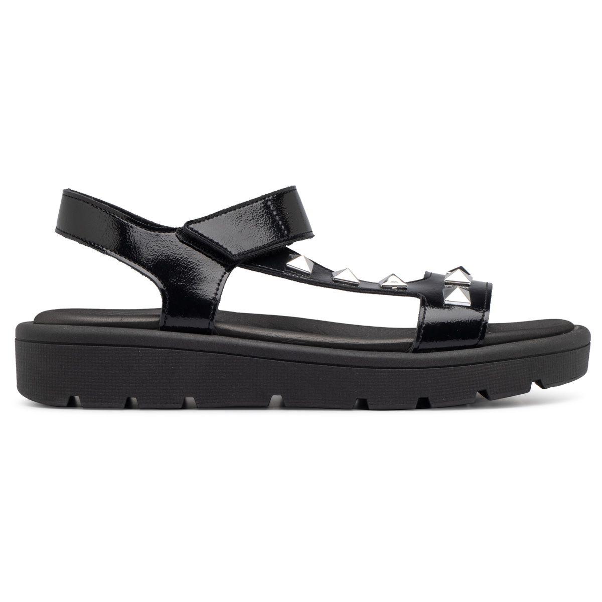 Sandalia Mujer Negro/Plata Gabriela Piccadilly-0