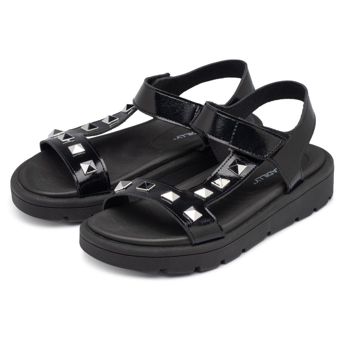 Sandalia Mujer Negro/Plata Gabriela Piccadilly-1