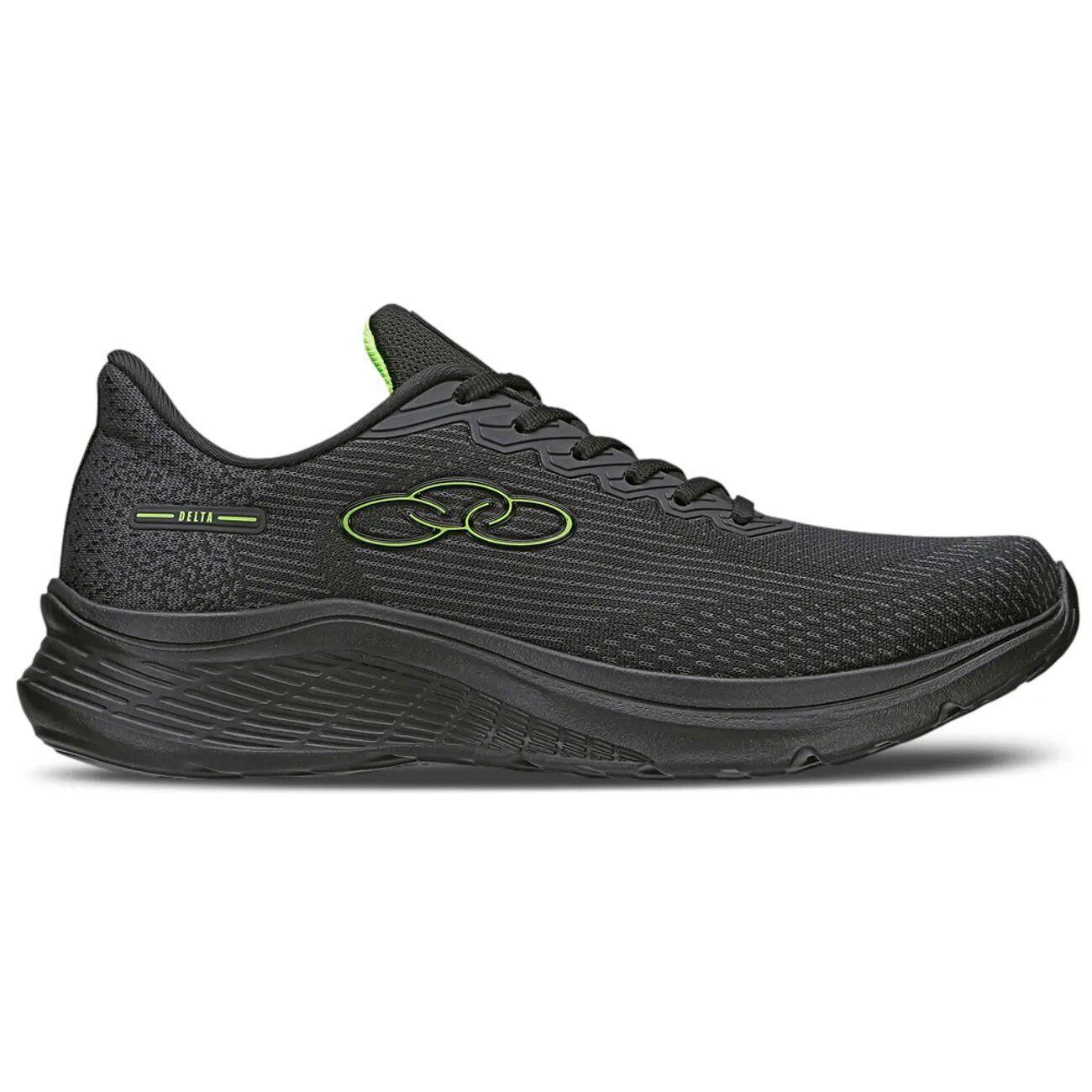Zapatilla Hombre Delta Negro/Verde Olympikus-0