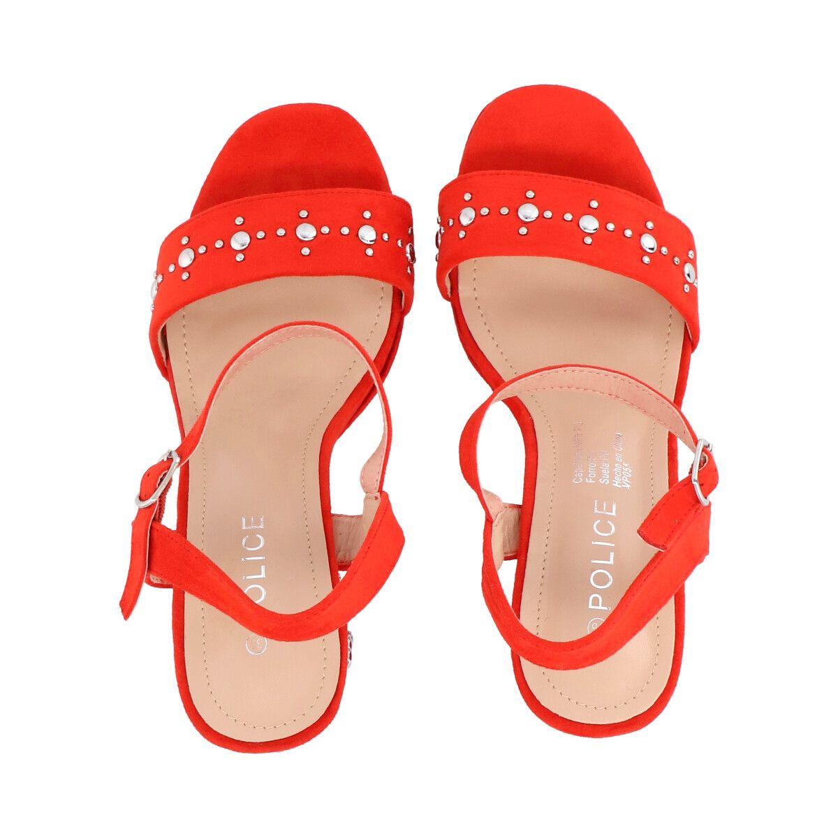 Sandalia Mik Rojo Police-2