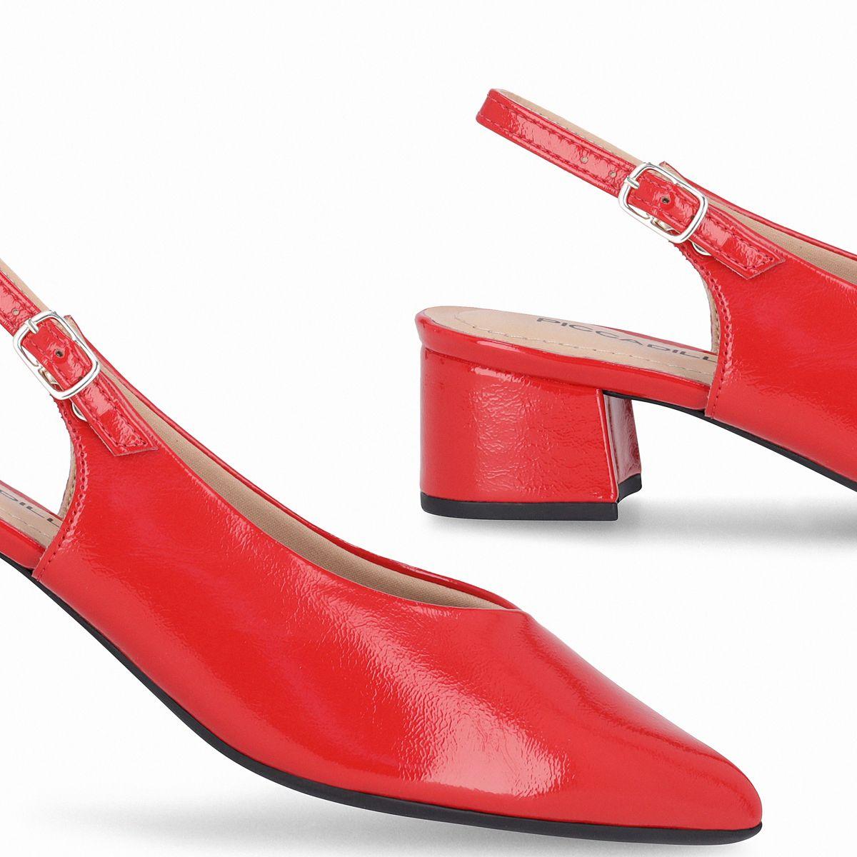 Zapato Mujer Rojo/Charol Taci Piccadilly-4