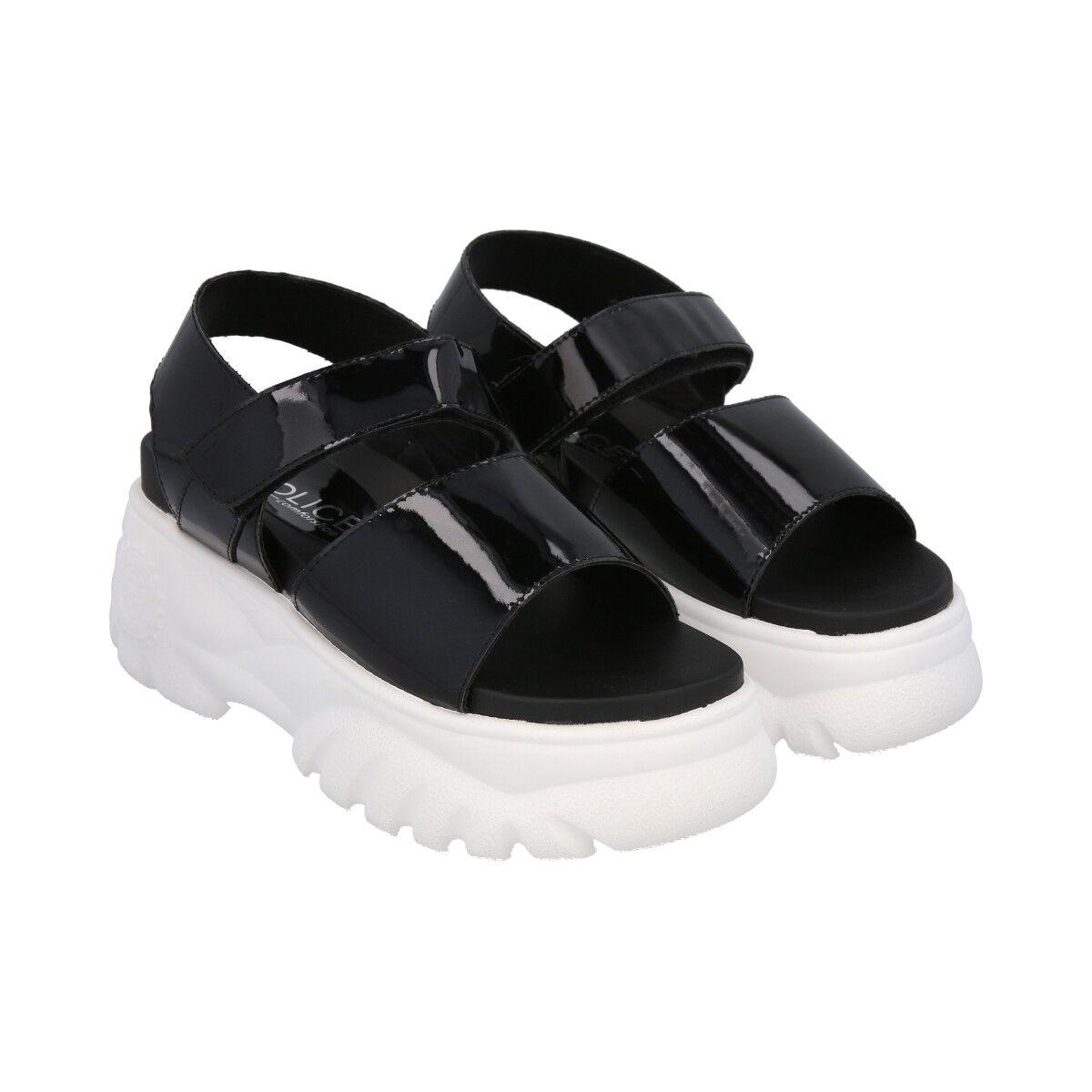Sandalia Mujer Negro Mixen 21 Police-1