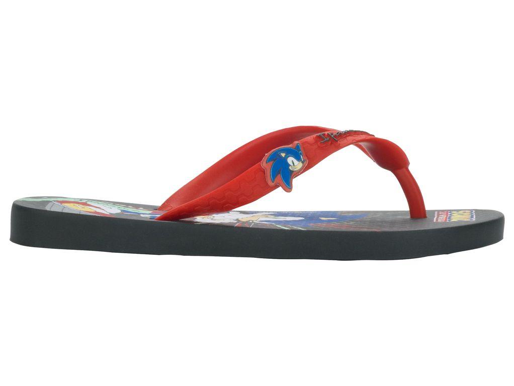 Sandalia Infantil negro/Rojo Sonic Lets Ipanema-2