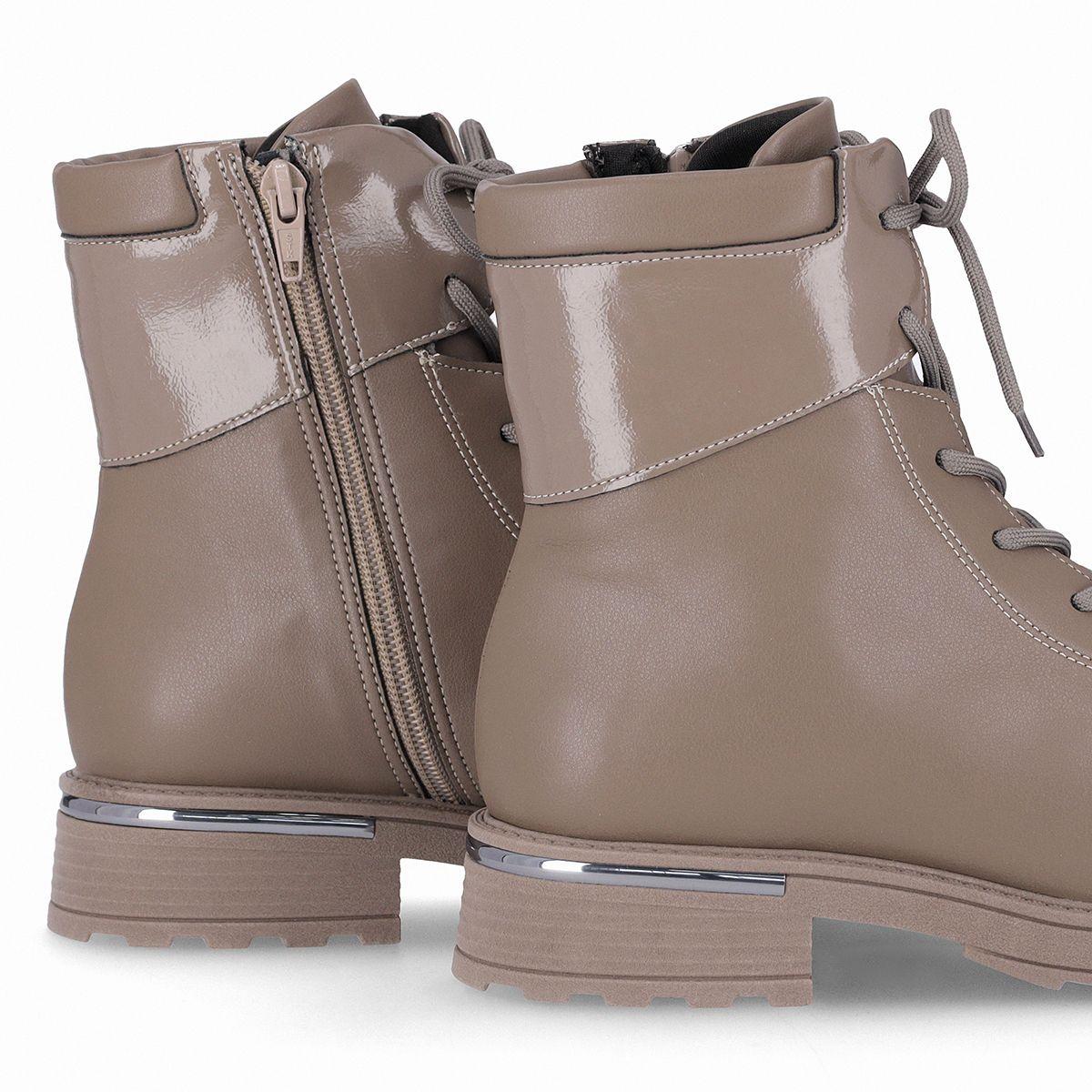 Botin Mujer Taupe Gisa/Cordones Piccadilly-1