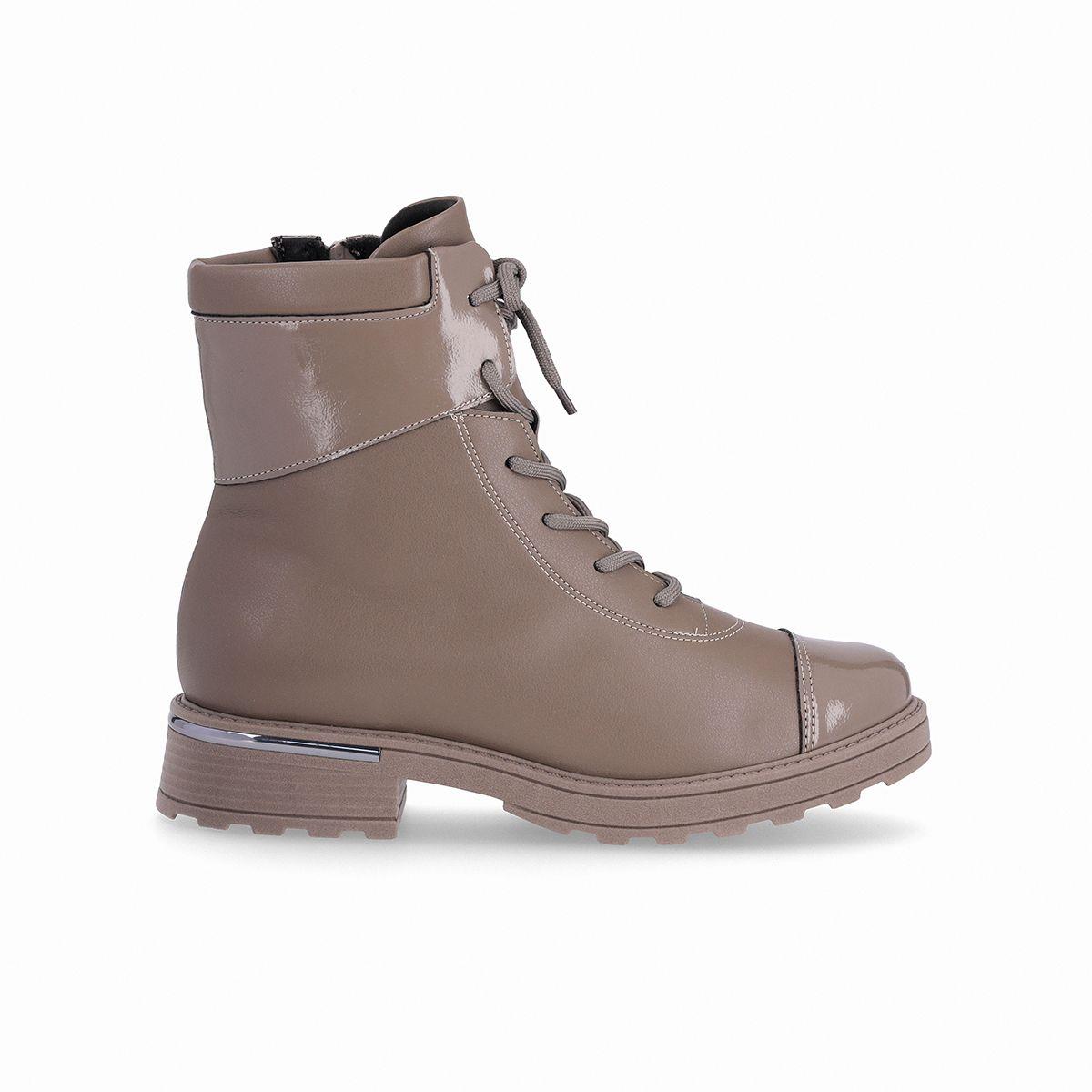 Botin Mujer Taupe Gisa/Cordones Piccadilly-0