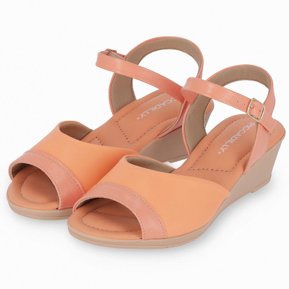 Sandalia Mujer Salmón Carla Piccadilly-3