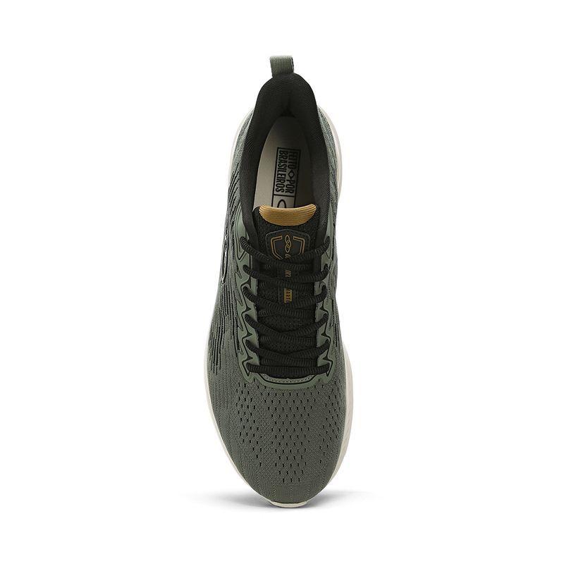 Zapatilla Mujer Marte Verde Militar-3