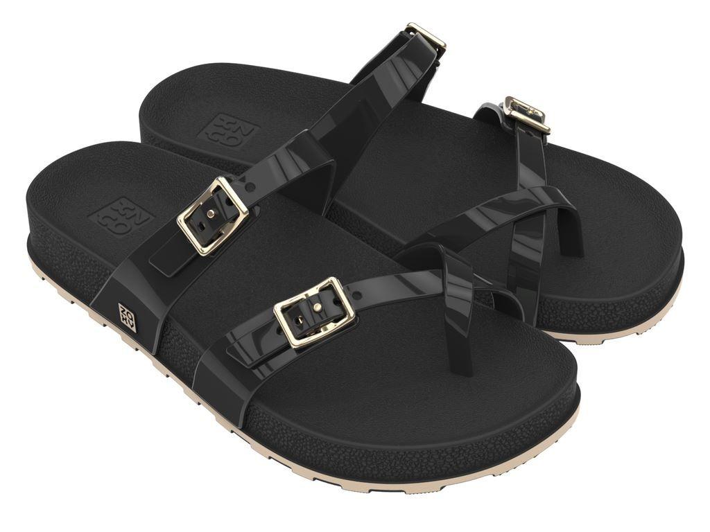 Sandalia Mujer Negro Smart Zaxy-0