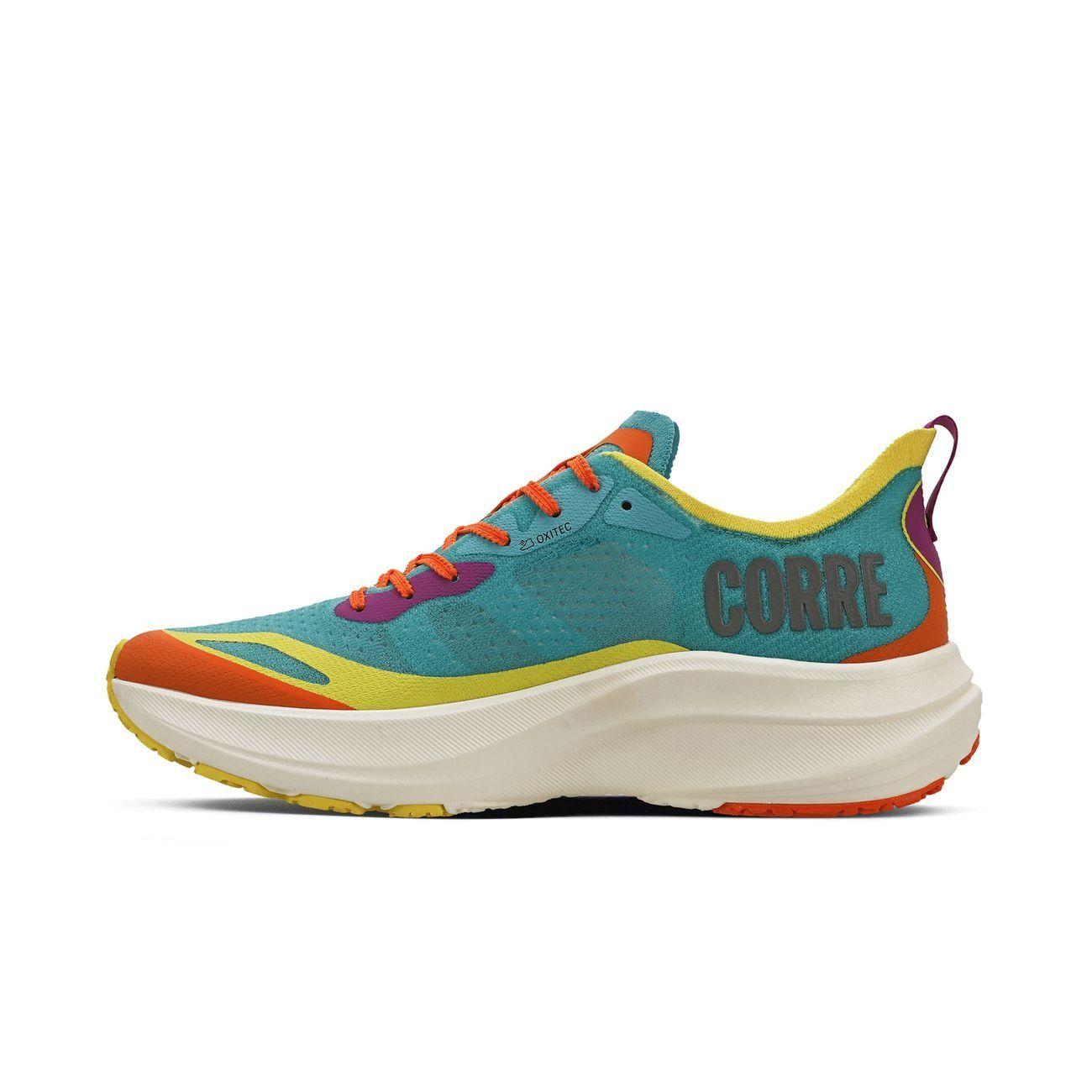 Zapatilla Running Hombre Corre 4 Celeste/Multi-2