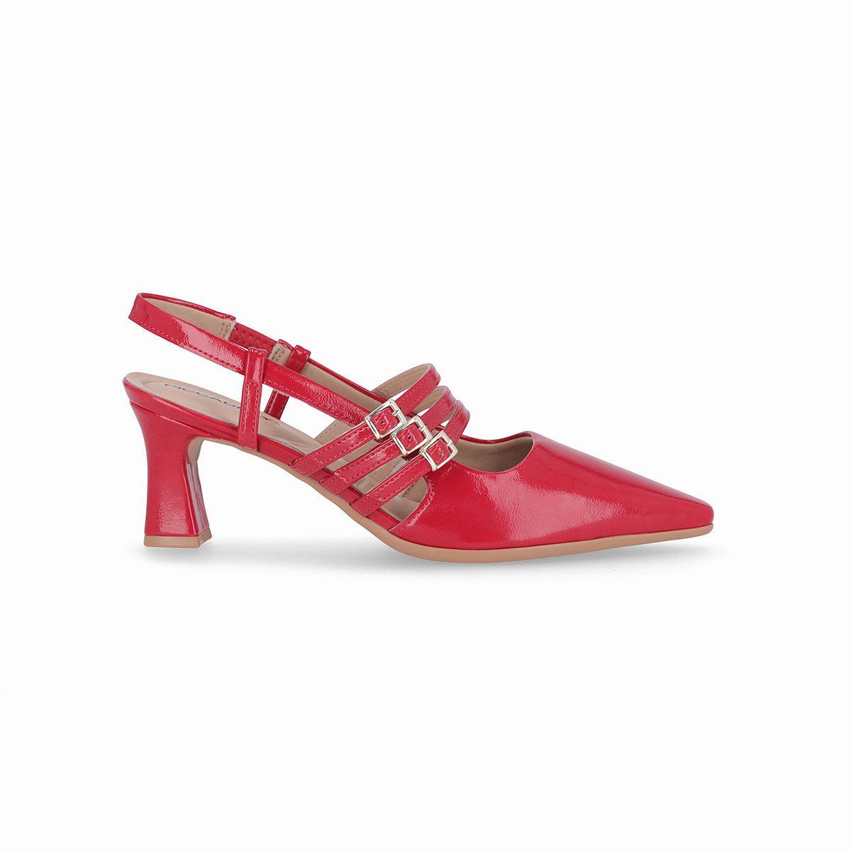 Zapato Mujer Hebillas Irene Rojo Piccadilly-0