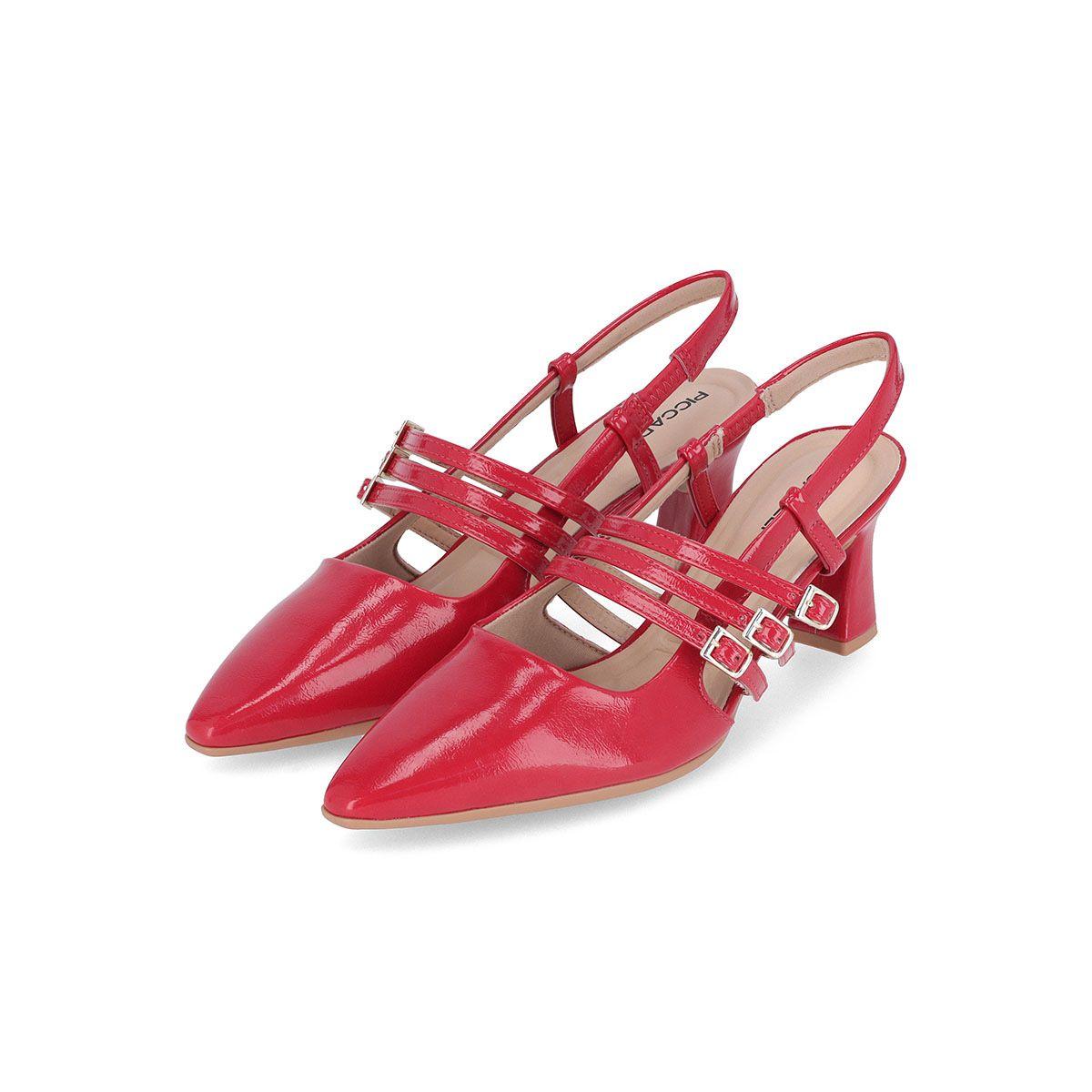 Zapato Mujer Hebillas Irene Rojo Piccadilly-1