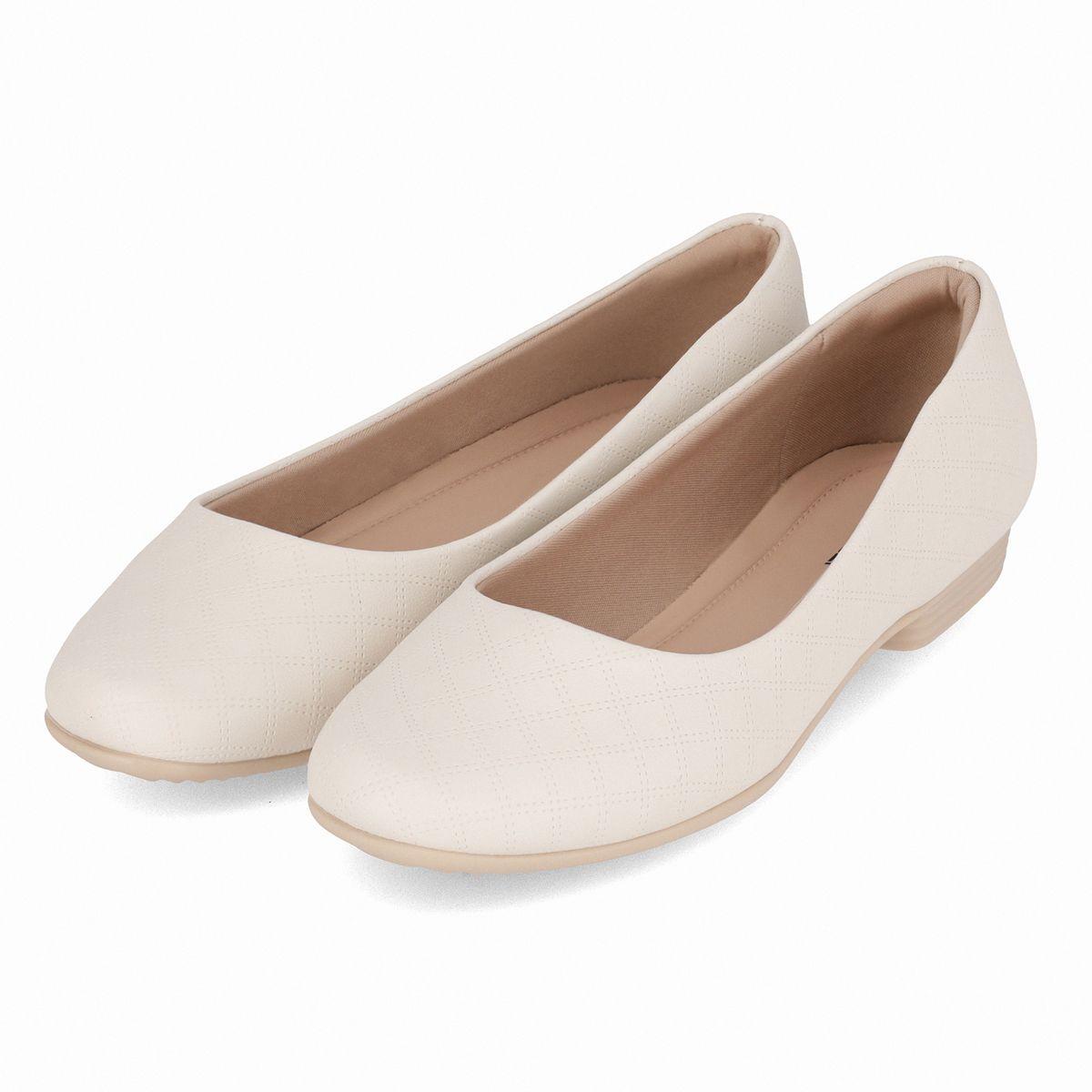 Ballerina Mujer Crema Raquel Piccadilly-2