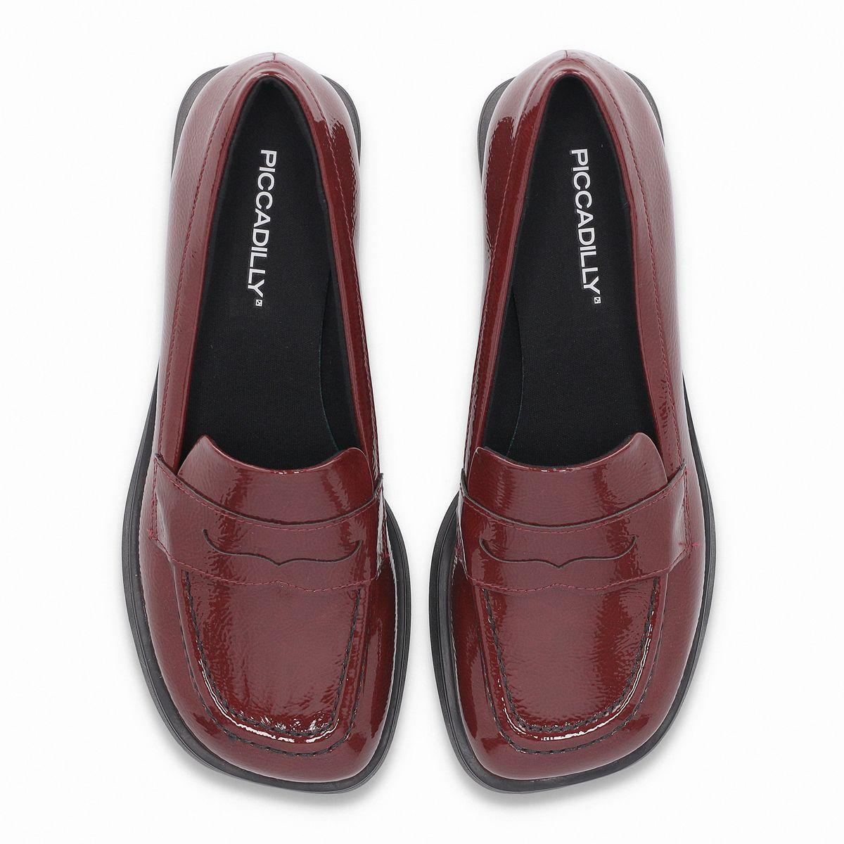 Mocasin Mujer Burdeo Francisca Piccadilly-1