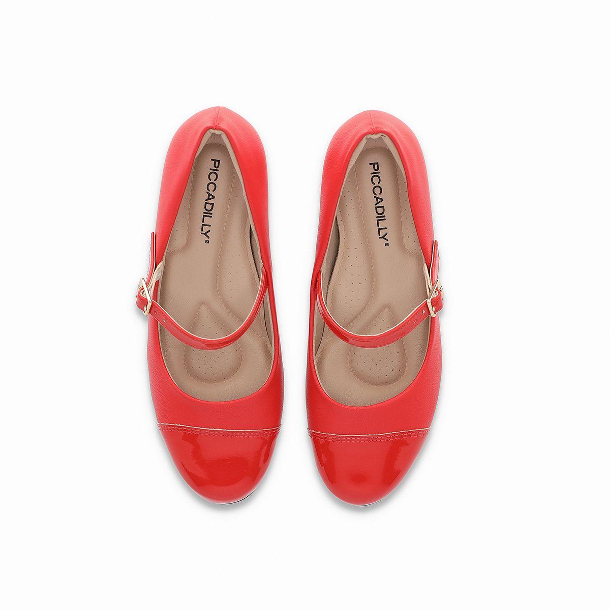 Zapato Mary Jane Mujer Rojo Laura 16 Piccadilly-2