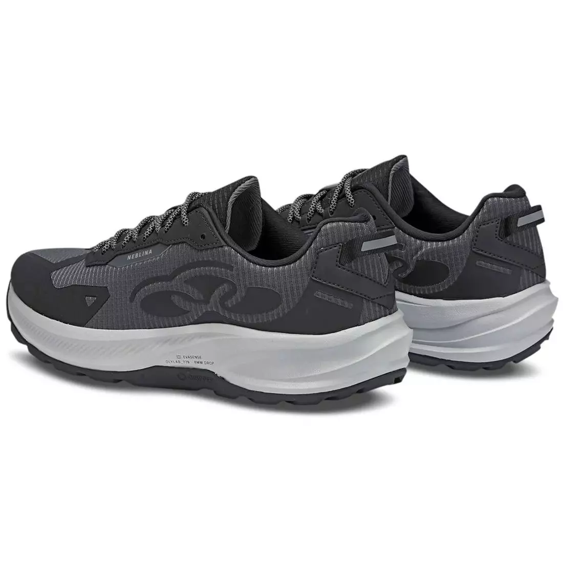 Zapatilla Trail Running Hombre Neblina Gris-2