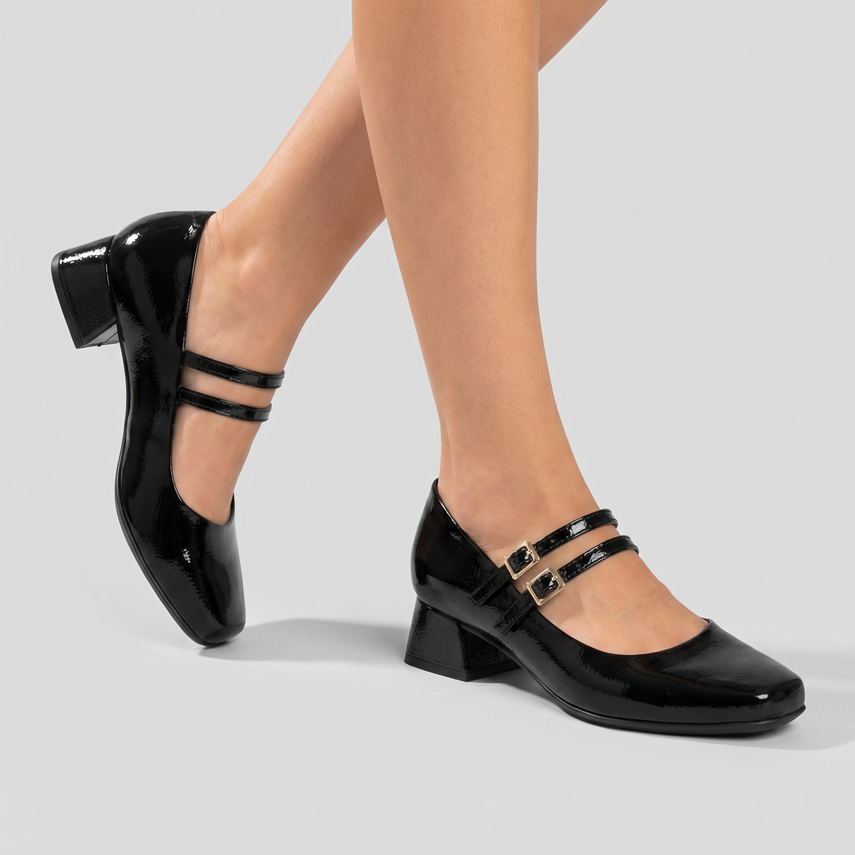 Zapato Mary Jane Negro/Charol Tati 95 Piccadilly-3