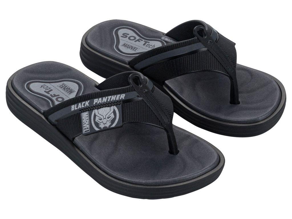 Sandalia Infantil Negro/Gris Marvel Ipanema-2